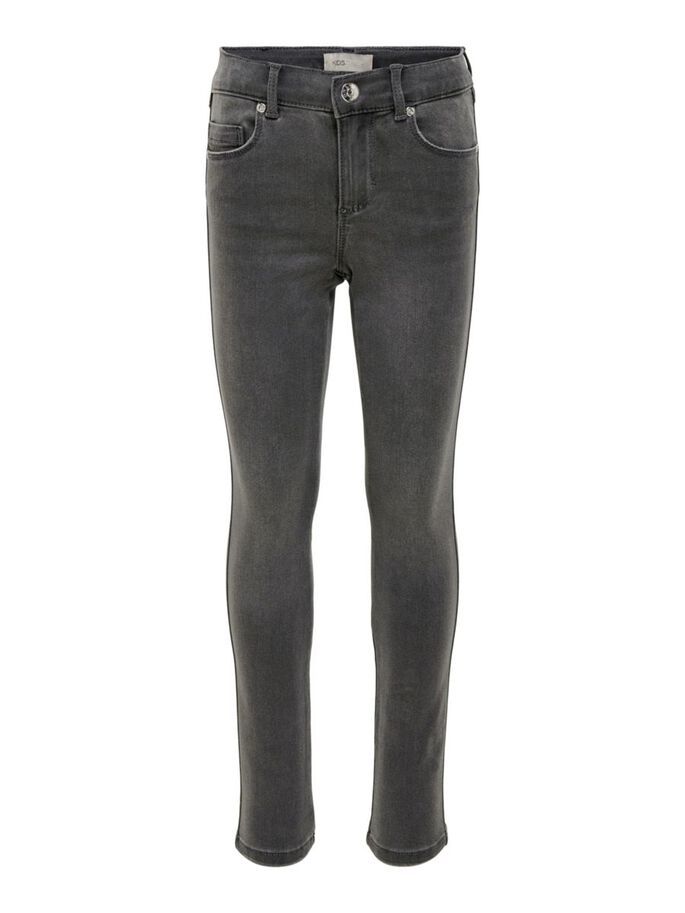 ONLY KONROYAL LIFE REG SKINNY BJ312 NOOS Meisjes Jeans - Maat 158 - Grijs