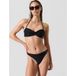 Karl Lagerfeld Karl Rib Bandeau Top Noir Taille : S