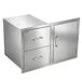 VEVOR Combinaison de cuisine d'extérieur, 2 tiroirs, 1 porte, acier inoxydable, 825 x 520 x 550 mm