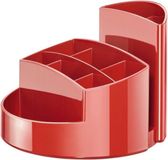 Han Pennenbak Rondo 9-vaks - hoogglans rood