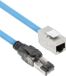 ACT Blauw 70 meter S/FTP CAT6A B2ca PoE++ 100W solid prefab installatiekabel, RJ45 male – female FB0170