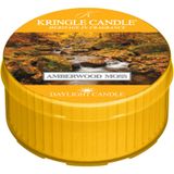 Kringle Candle Amberhout & Mos - Geurkaars 25u