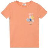 s.Oliver Meisjes T-shirt Oranje Katoen Maat 104/110