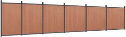 vidaXL Schuttingpaneel Composiet Bruin 186 cm
