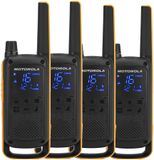 Motorola Talkabout T82 Extreme Quad Pack - Noir, Orange