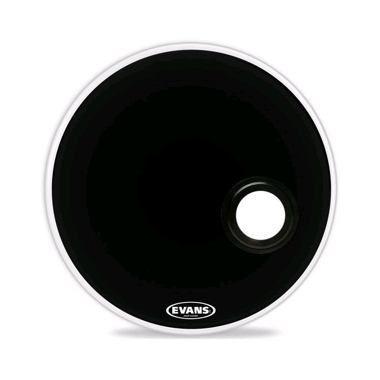 Evans BD20REMAD 20 inch EMAD Reso black bassdrumvel