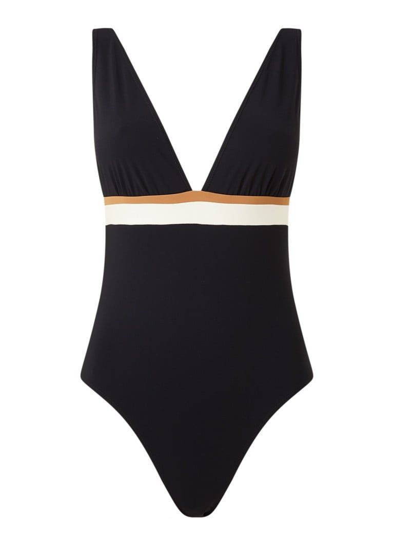 Banana Moon Odalis Montecito badpak met streepdetail