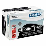 Rapid 24890400 73/10 Super sterke nietjes, hard verzinkt draad, 10 mm beenlengte, 40 vellen, 5000 stuks