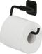 Tiger Colar Toiletrolhouder Zwart Zonder Klep Zelfklevend