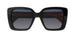 Gucci GG1861S Lunettes de soleil femme noir carrées gris 53mm polarisé