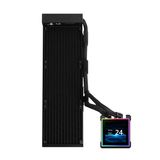 Lian Li HydroShift II LCD-S 360 Fanless Processor Kit voor vloeistofkoeling Zwart