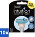 Wilkinson Intuition Sensitive Touch lames de recharge avec gel hydratant – 6 lames – pack économique – 10 pièces