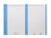 ELBA ruiterstrook type 8, vel met 54 etiketten, blauw