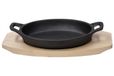 Tognana Porcellane Fusion Taste Multifunctionele pan Ovaal Gietijzer Zwart