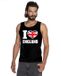 Bellatio Decorations Shoppartners Bv Zwart I love Groot-Brittannie supporter singlet shirt/ tanktop heren - Engels shirt heren XXL