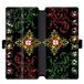 Beschermhoes Wiko Beschermhoes voor Wiko View 4 / View 4 Lite, leer, motief: Portugal Arabesque