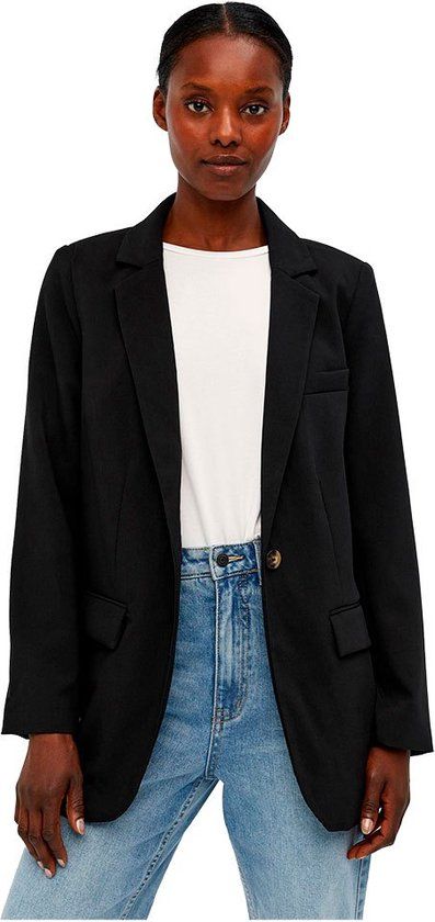 OBJECT OBJSIGRID L/S Blazer Noos - Black - Size 42 - Women