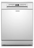 Heinner HDW-FSM60614DWE++ Vrijstaande Vaatwasser – 14 Couverts – Energieklasse E – 6 Programma’s – Digitaal Display – Halve Belading – Extra Drogen – Startuitstel – AquaStop – Kinderslot – 60 cm – Wit – 5 Jaar Garantie