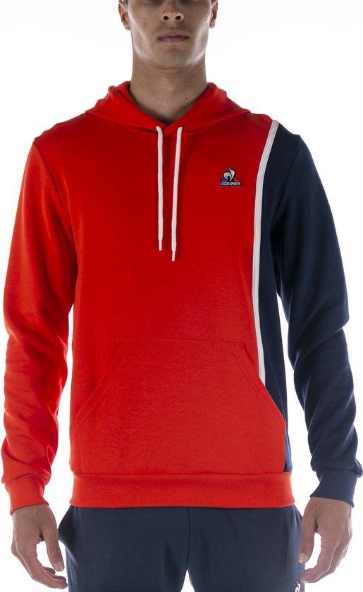 Le Coq Sportif Saison 1 Hoody N°1 M Rood Sweatshirt - Men - Red - Size M