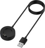 By Qubix Garmin Watch Chargeur - Câble de recharge - Connexion USB - 1 mètre - Noir