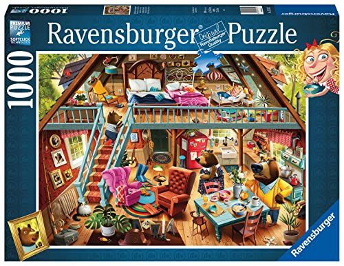 Ravensburger - Puzzel Gouden krullen en de drie beren, 1000 stuks, puzzel volwassenen