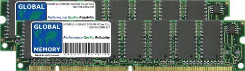 GLOBAL MEMORY 512 MB (2 x 256 MB) PC100/133 168-PIN SDRAM DIMM Memory Ram Kit voor IMAC G3, EMAC G4 & Powermac G3/G4