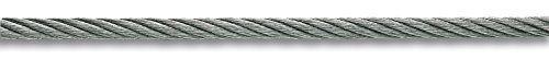 Chapuis BC01 hefkabel, verzinkt staal, werkbelasting, weergave, grijs, 200 m/Ø 1 mm