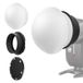 NEEWER Flash Siliconen Diffuser met Honingraat Grid & Magnetische Adapter Ring