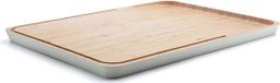 Pebbly Snijplank 41x30 cm met Sapgeul - Bamboe - Crème