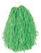 Merkloos Cheerball - met ringgreep - groen - 28 cm - pompom - Cheerleader verkleed accessoires
