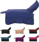 vidaXL - Paardendeken - Volledig - marineblauw - 155 cm - Polyester