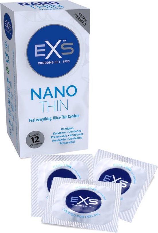 EXS Nano Thin Condoms - 12 Pack