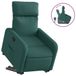 VidaXL Fauteuil Tissu Vert