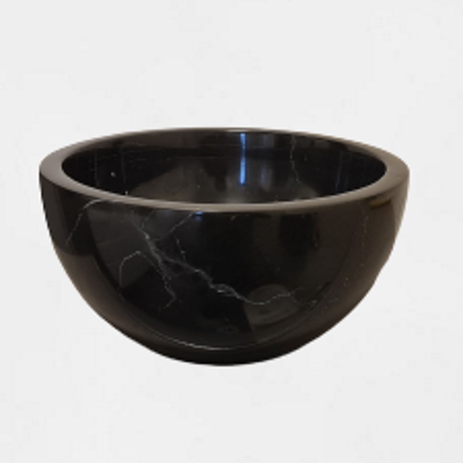 Sanilux Emperador Marmer Black Opzetfontein Waskom - 8719304052562