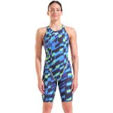 Arena Powerskin ST Next Open Back Limited Edition Dames Wedstrijdzwempak Aqua/Gleam