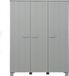 WOOOD Dennis 3-Deurs Kledingkast - Betongrijs - 202x158x55cm