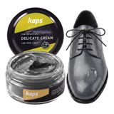 Kaps Schoencreme - schoensmeer - verzorgt het leer en geeft glans - (114) Licht Grijs - 50ml