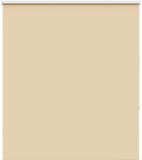 vidaXL Rolgordijn verduisterend 125x130 cm stofbreedte 121,6 cm beige