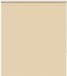 vidaXL Rolgordijn verduisterend 125x130 cm stofbreedte 121,6 cm beige