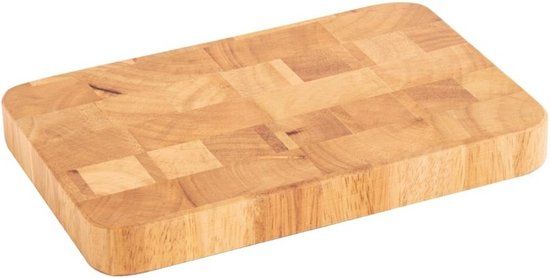 Vogue Rechthoekige Houten Snijplank - 15x23cm - Antibacterieel - Anti-slip - Vaatwasser veilig