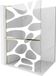 Mexen Kioto+ L paroi de douche avec étagère Walk-in 90 x 200 , blanc ondulé, or