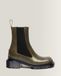 Dr. Martens Maybole Chelsea Boots en cuir à bout carré vert, taille : 43
