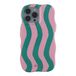 123watches iPhone 13 Pro Max hoesje Candy - groen roze