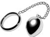 METAL HARD | Metalhard Cock Ring 40mm + Chain Bead