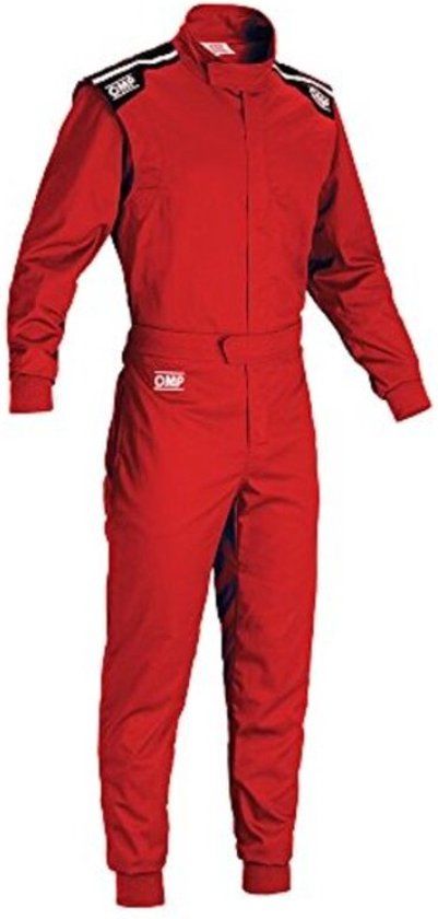 OMP Summer-K Racing Jumpsuit - Red - XL