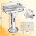 StarTech Koolgrill Type 5 - RVS - Weerbestendig - In hoogte verstelbaar grillrooster - Piezo-ontsteking - Veiligheidssysteem