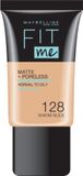 Maybelline Fit Me Matte + Poreless Foundation - 128 Warm Nude - 18 ml