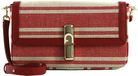 FURLA Iride Crossbody Bag Toni Lacca Rood Crème
