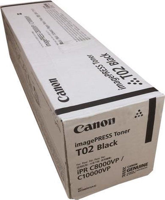 Canon T02 Toner cartridge Zwart Origineel