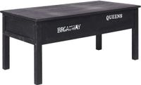 Maison Exclusive - Table basse, noir, 100x50x45 cm, bois